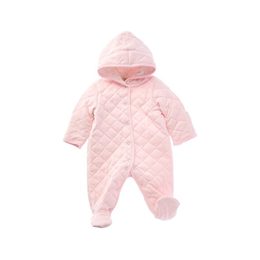 Little Me Girls Joy Quilted Pram, Pink